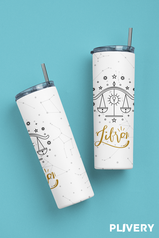 Skinny Tumbler "Libra"