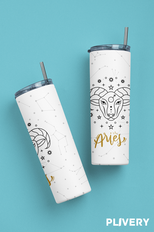 Skinny Tumbler "Aries"