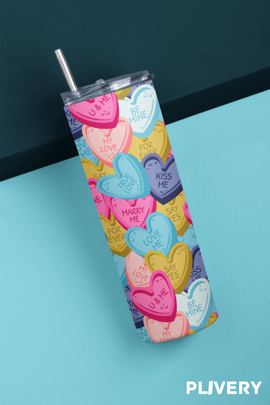 Skinny Tumbler "U & me"