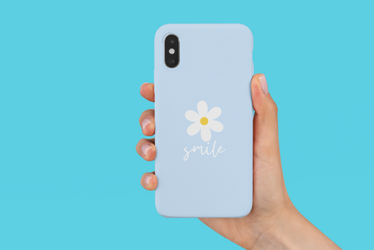 Case "Smile baby blue"