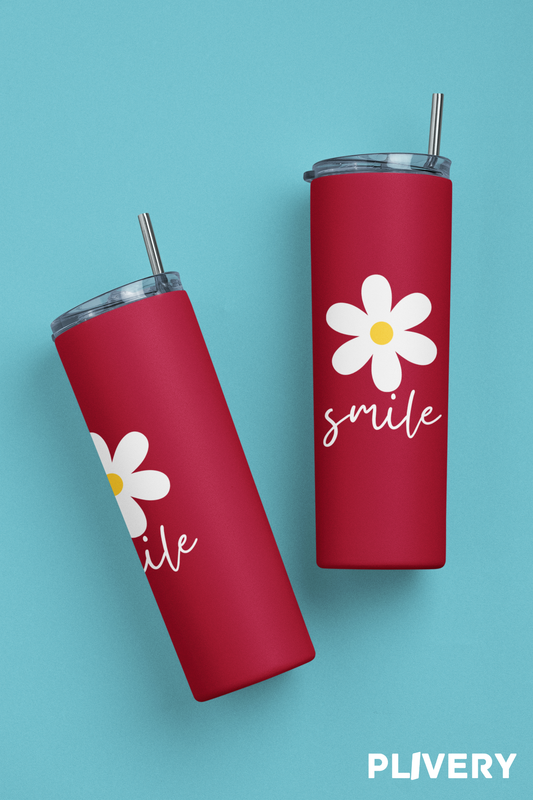 Skinny Tumbler "Smile"