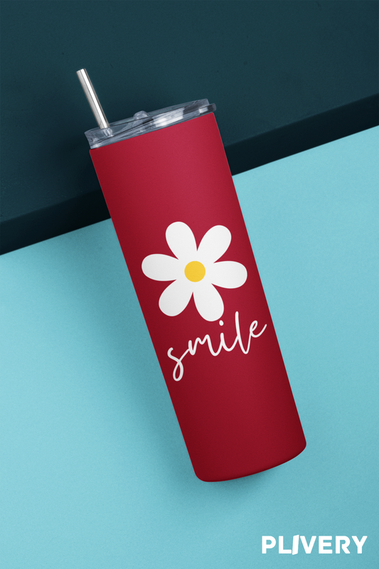 Skinny Tumbler "Smile"