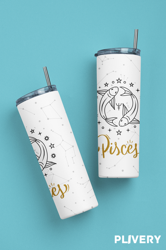 Skinny Tumbler "Pisces"