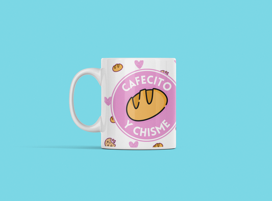 Taza "Cafecito y chisme"