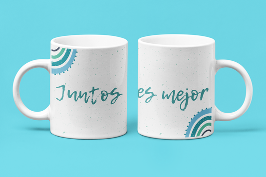 Taza "Juntos es mejor"