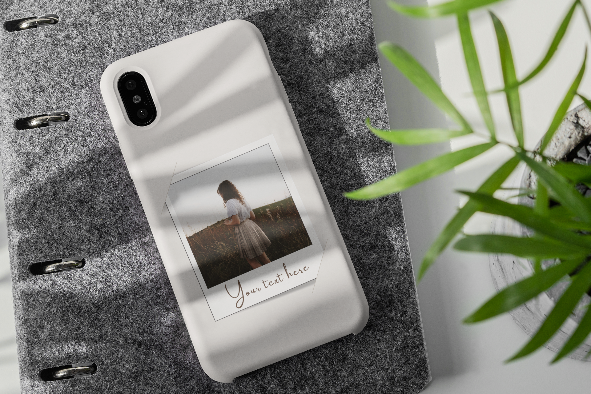 Case personalizado polaroid